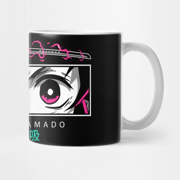 Tanjiro Kamado Eyes - Demon Slayer by Otaku Vibes
